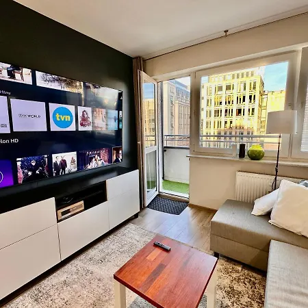 Apartament Gold 5 Fast Wifi 1 Gbs Big 85'tv Netflix Hbo Disney+ Warszawa